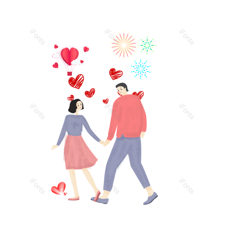 七夕图片,情人节元素,大气PNG,免抠素材